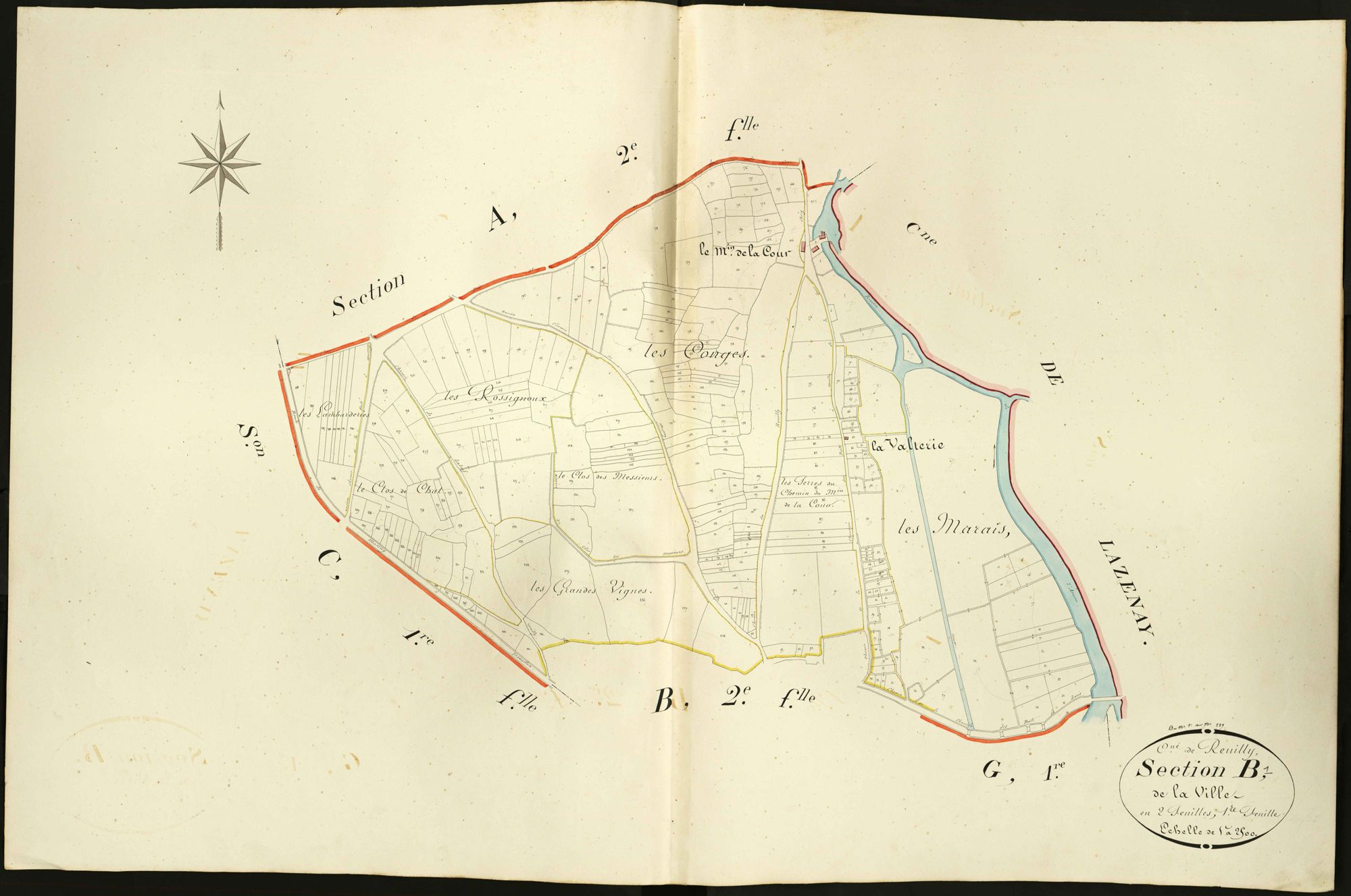 Reuilly - Section B1, dite de la Ville.