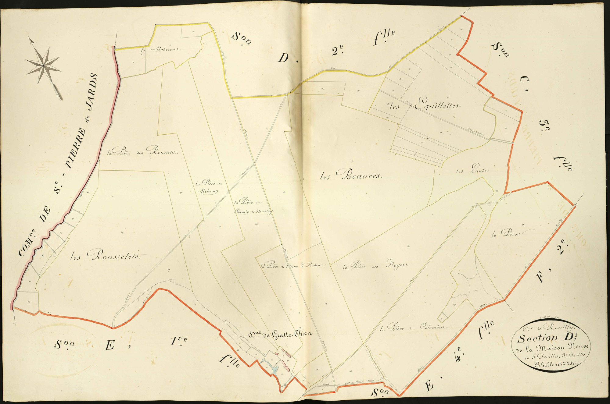 Reuilly - Section D3, dite de la Maison Neuve.