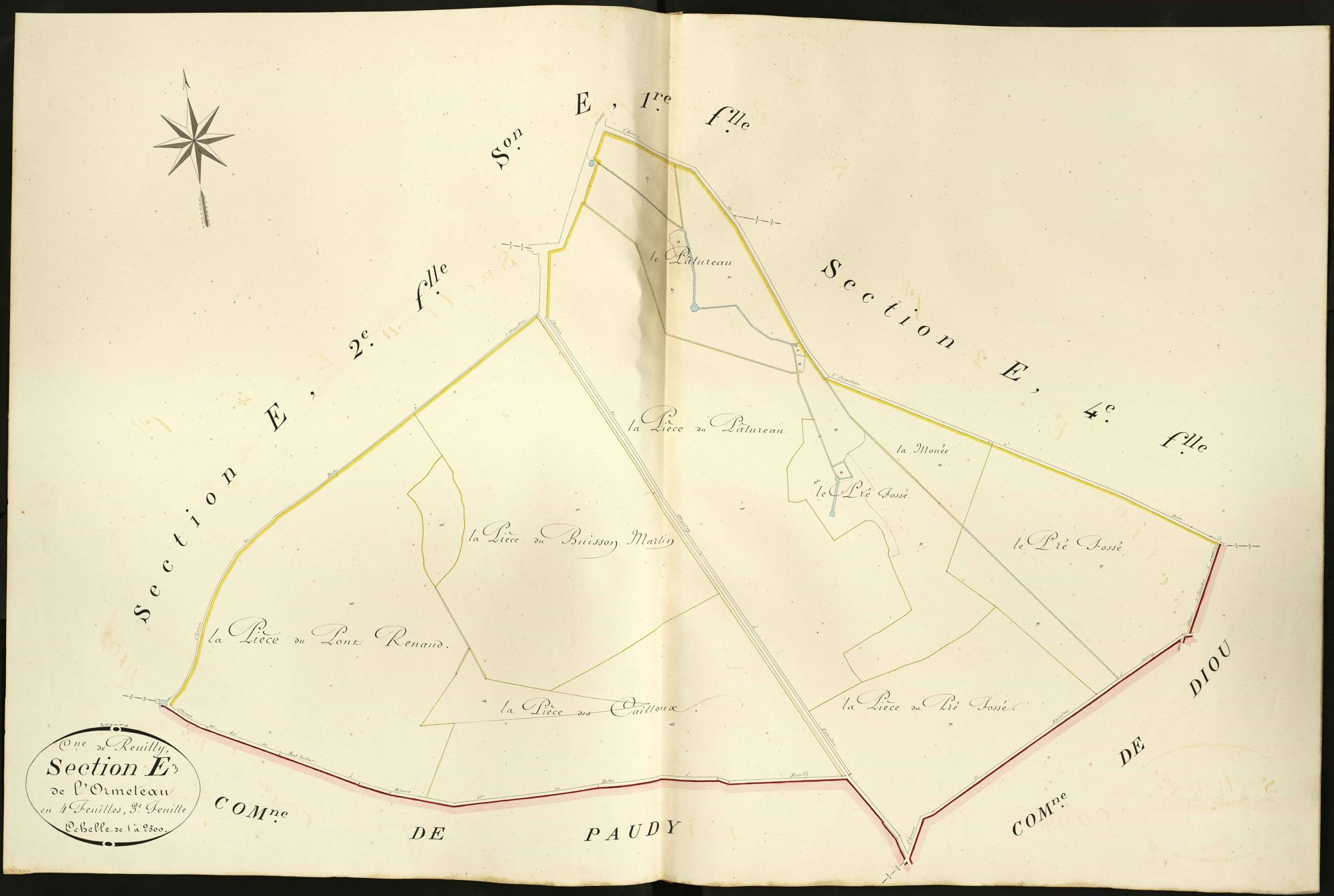 Reuilly - Section E3, dite de l'Ormeteau.