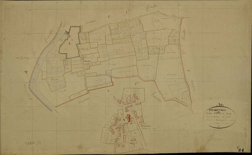 Rivarennes - Section C1, dite du Bourg.