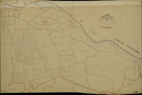 Rivarennes - Section C2, dite du Bourg.
