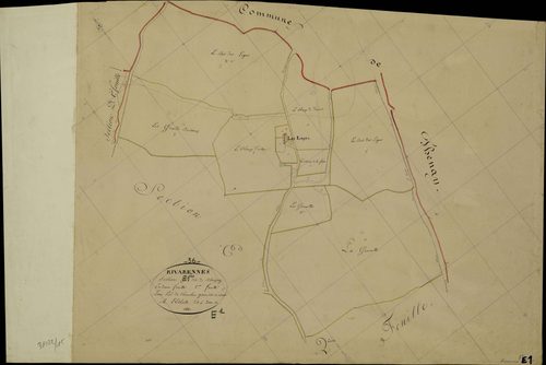 Rivarennes - Section E1, dite de Blanzay.