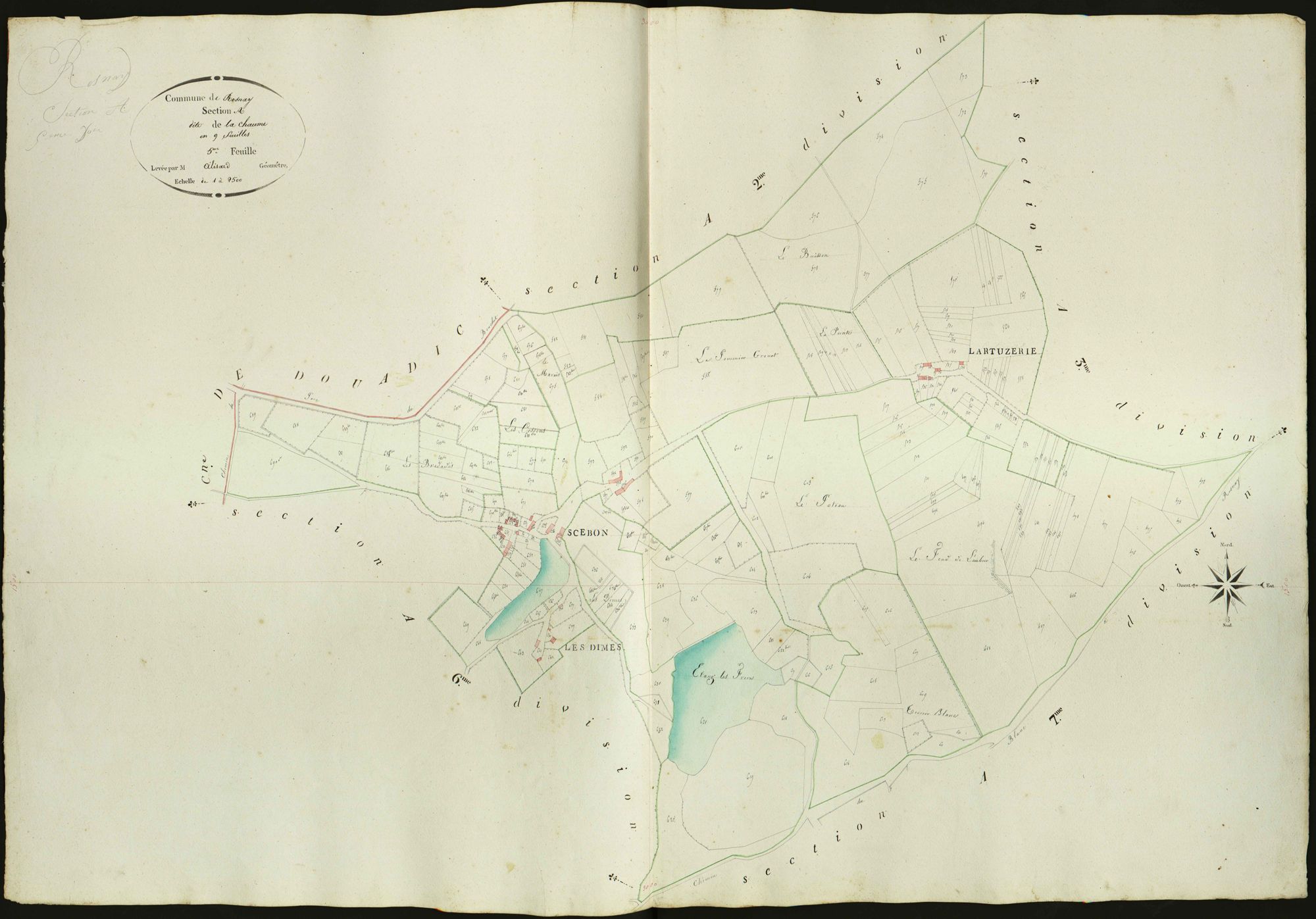 Rosnay - Section A5, dite de la Chaume.