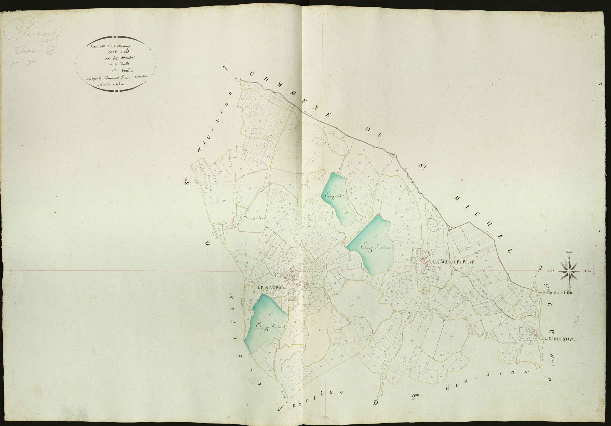 Rosnay - Section D1, dite du Maupas.