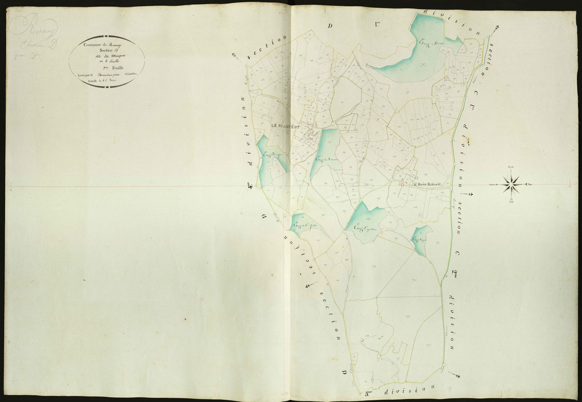 Rosnay - Section D2, dite du Maupas.