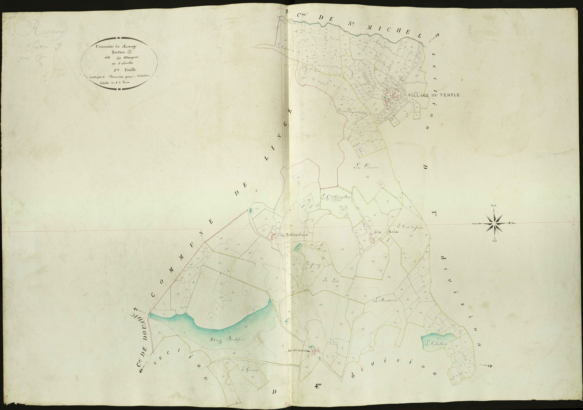 Rosnay - Section D3, dite du Maupas.
