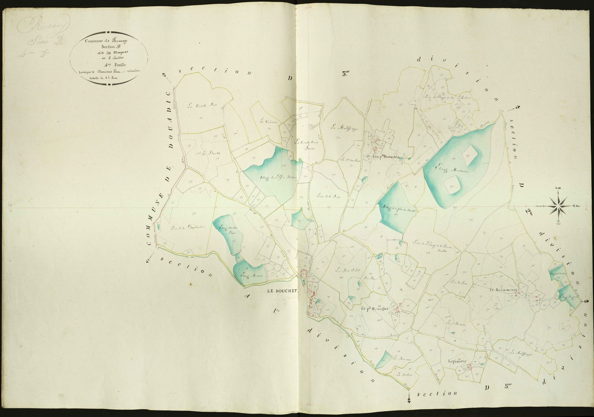 Rosnay - Section D4, dite du Maupas.