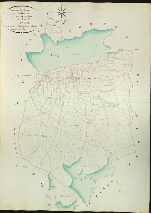 Rosnay - Section B2, dite du Coudreau.