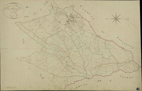 Roussines - Section B1, dite de Montbroux.