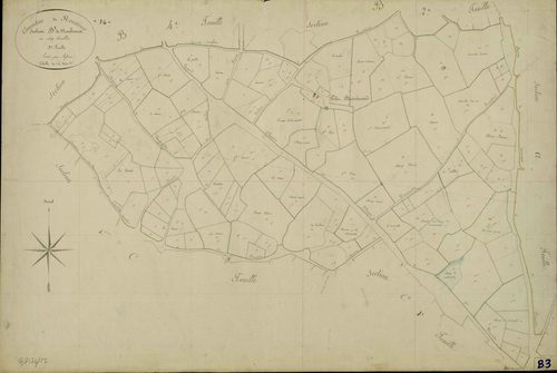 Roussines - Section B3, dite de Montbroux.