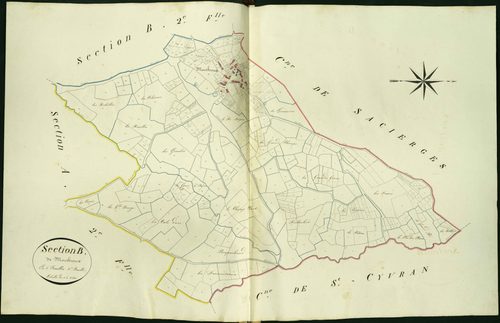 Roussines - Section B1, dite de Montbroux.