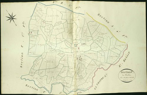 Roussines - Section C2, dite du Meslier.