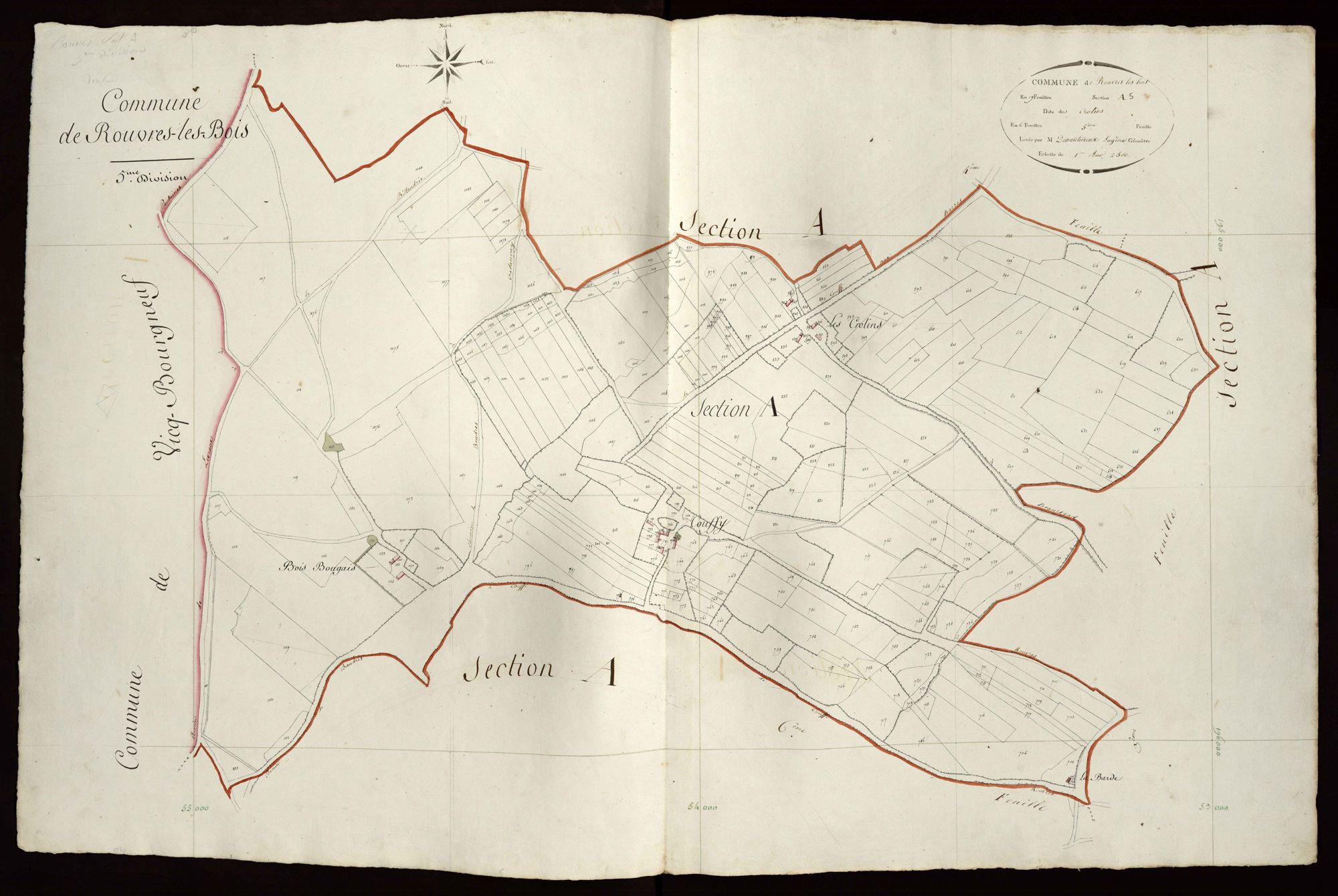 Rouvres-les-Bois - Section A5, dite des Croslins.