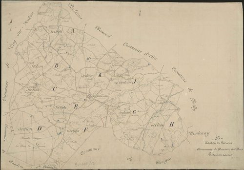 Rouvres-les-Bois - Tableau d'assemblage.