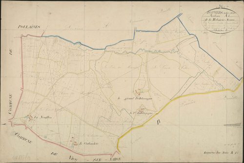Rouvres-les-Bois - Section A1, dite de la Métairie-Neuve.