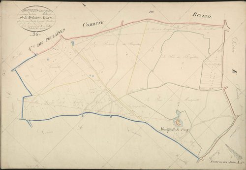 Rouvres-les-Bois - Section A4, dite de la Métairie-Neuve.