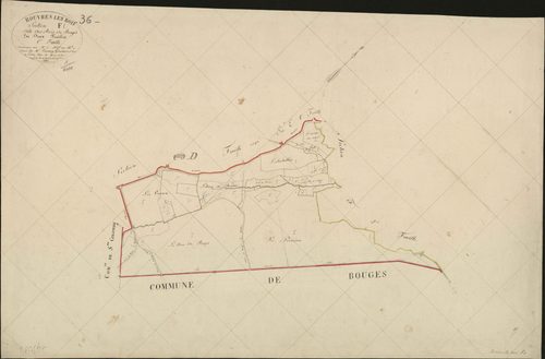 Rouvres-les-Bois - Section F1, dite des Bois de Bouges.