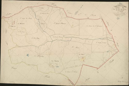 Rouvres-les-Bois - Section F2, dite des Bois de Bouges.
