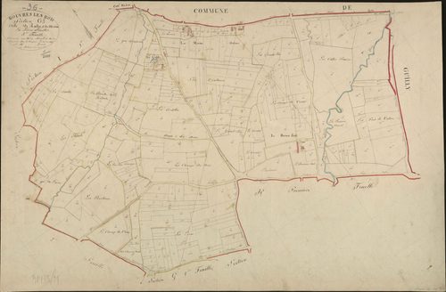 Rouvres-les-Bois - Section G3, dite de Ratin et des Morins.
