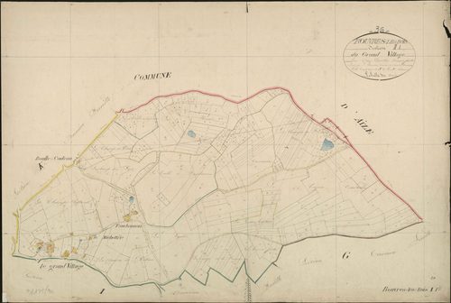 Rouvres-les-Bois - Section I1, dite du Grand Village.