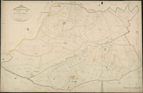 Rouvres-les-Bois - Section I2, dite du Grand Village.