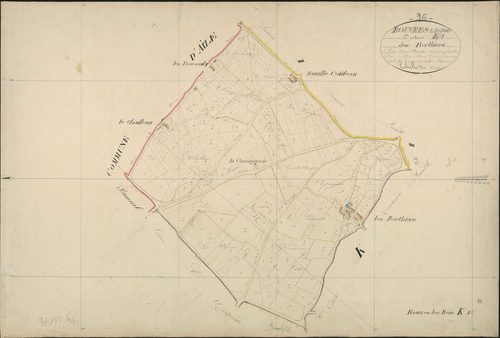 Rouvres-les-Bois - Section K1, dite des Berthiers.