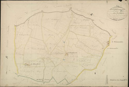 Rouvres-les-Bois - Section K2, dite des Berthiers.