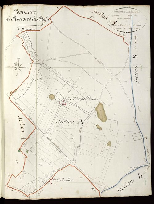 Rouvres-les-Bois - Section A2, dite des Croslins.