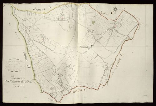 Rouvres-les-Bois - Section C4, dite de Pouligny.
