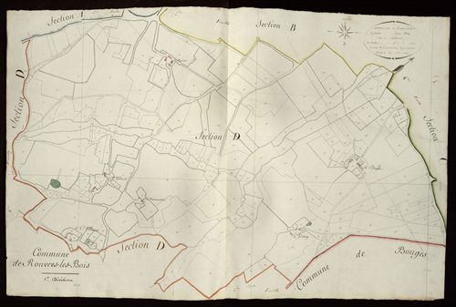 Rouvres-les-Bois - Section D1, dite de Villours.