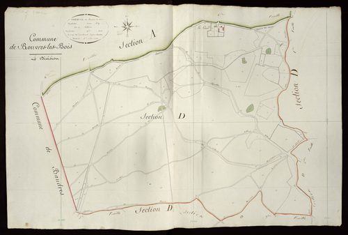 Rouvres-les-Bois - Section D4, dite de Villours.