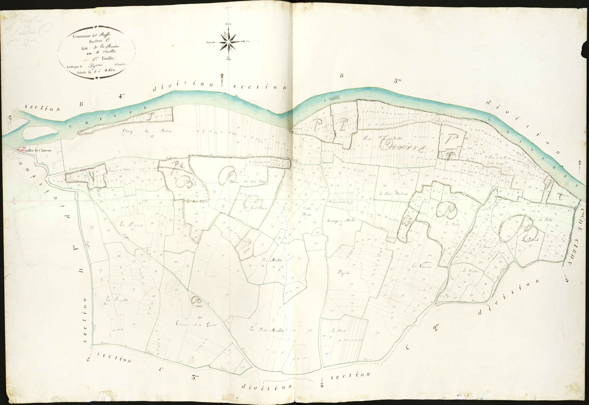 Ruffec - Section C1, dite de la Rouère.