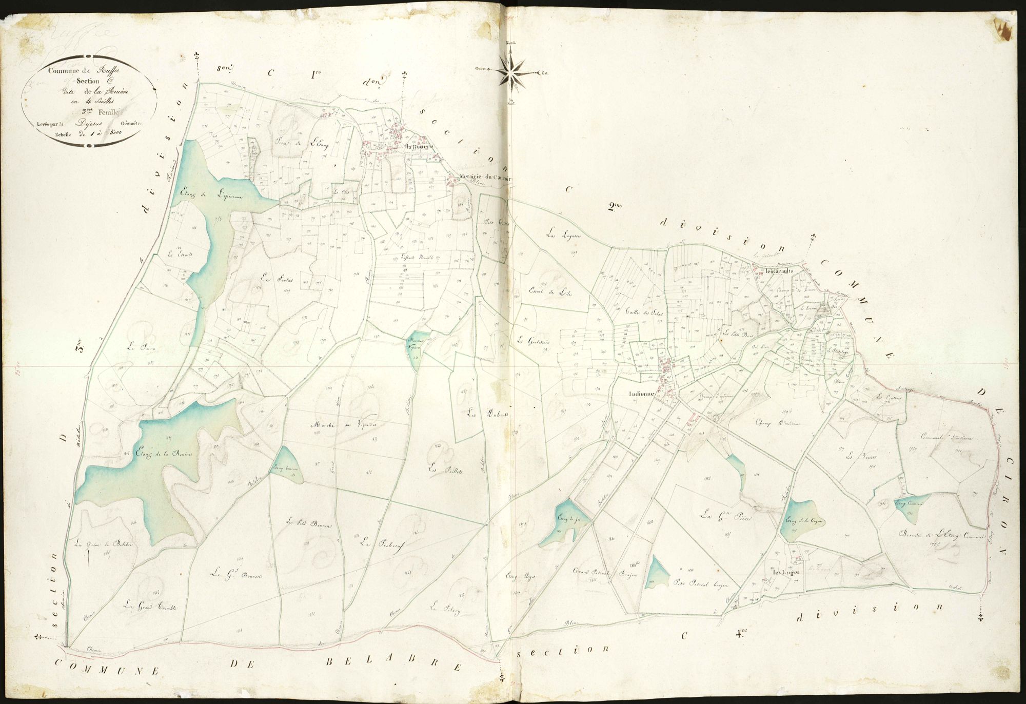 Ruffec - Section C3, dite de la Rouère.