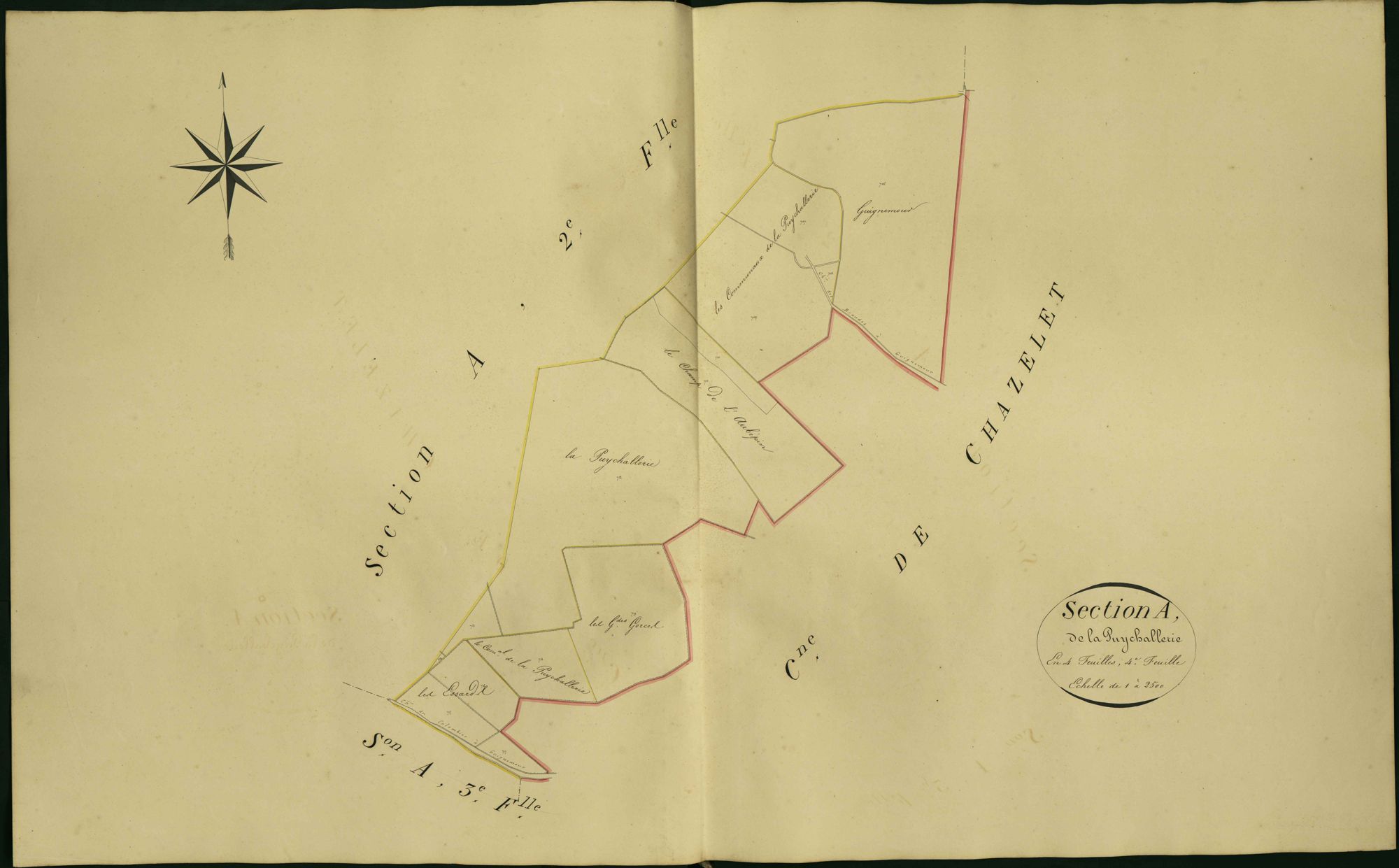 Sacierges-Saint-Martin - Section A4, dite de la Puychallerie.