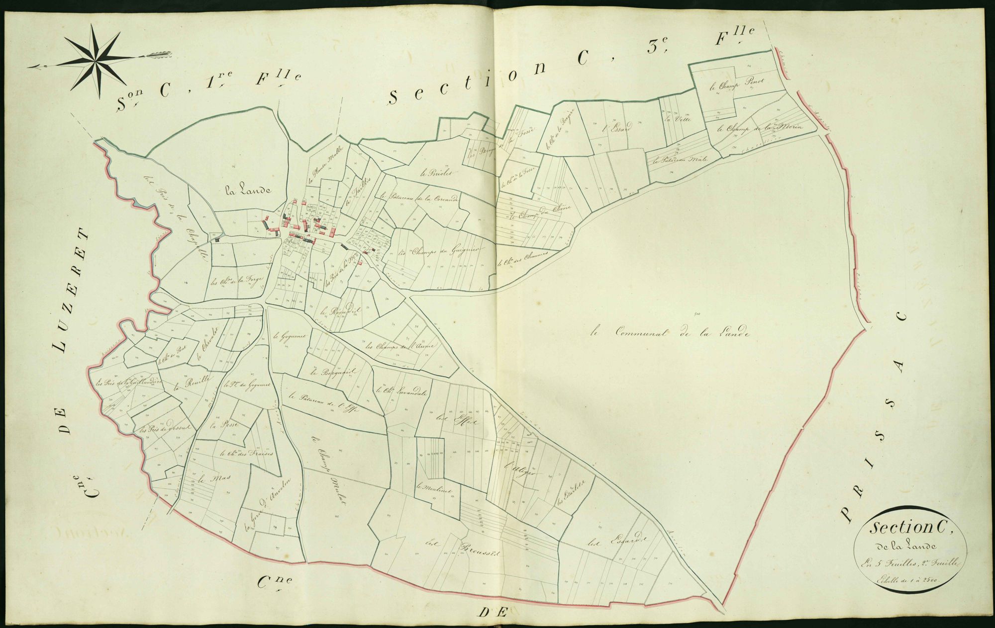 Sacierges-Saint-Martin - Section C2, dite de la Lande.