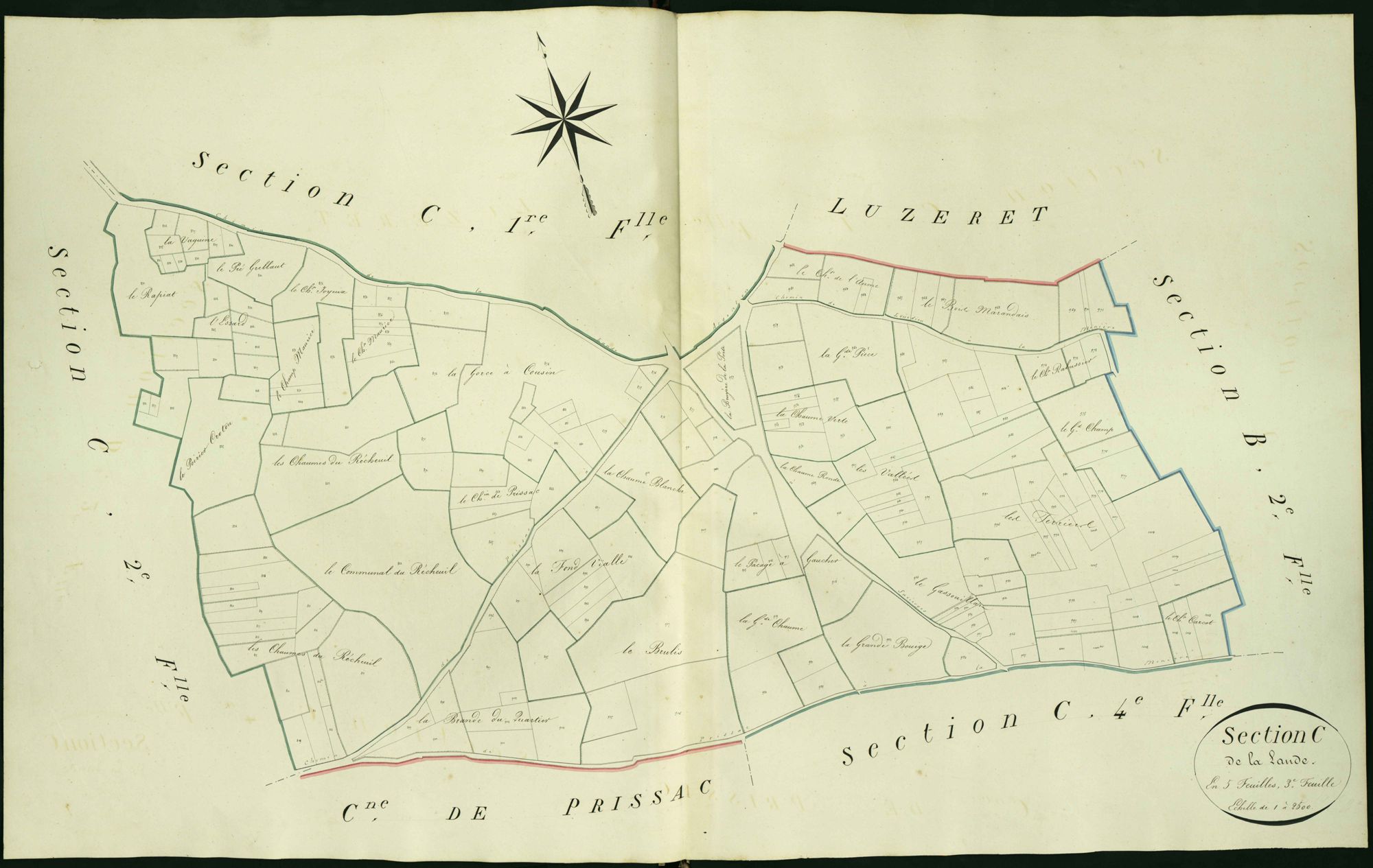 Sacierges-Saint-Martin - Section C3, dite de la Lande.