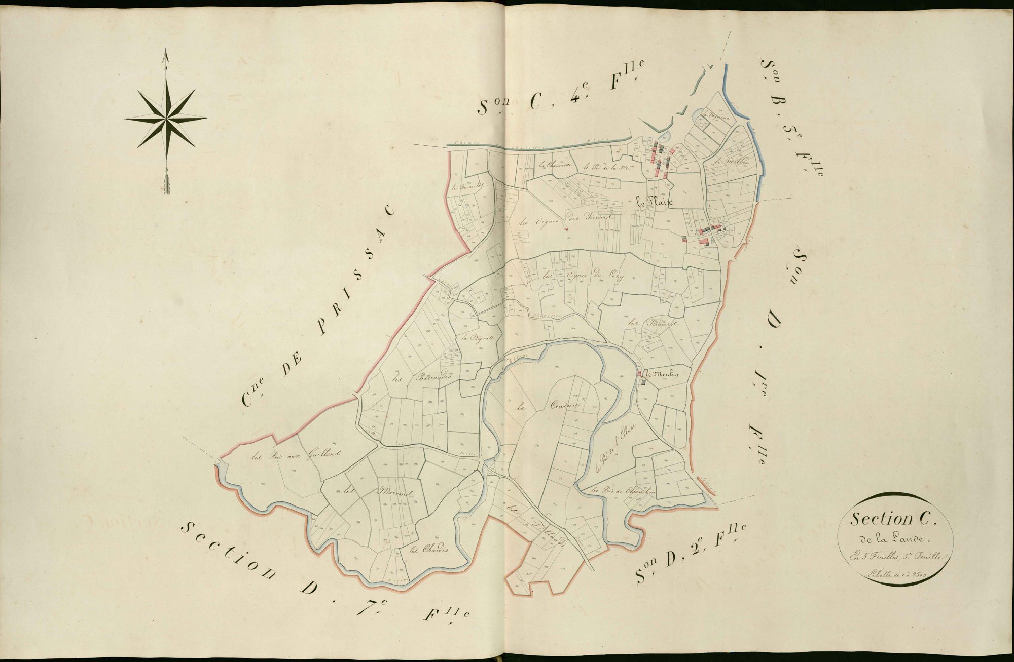 Sacierges-Saint-Martin - Section C5, dite de la Lande.