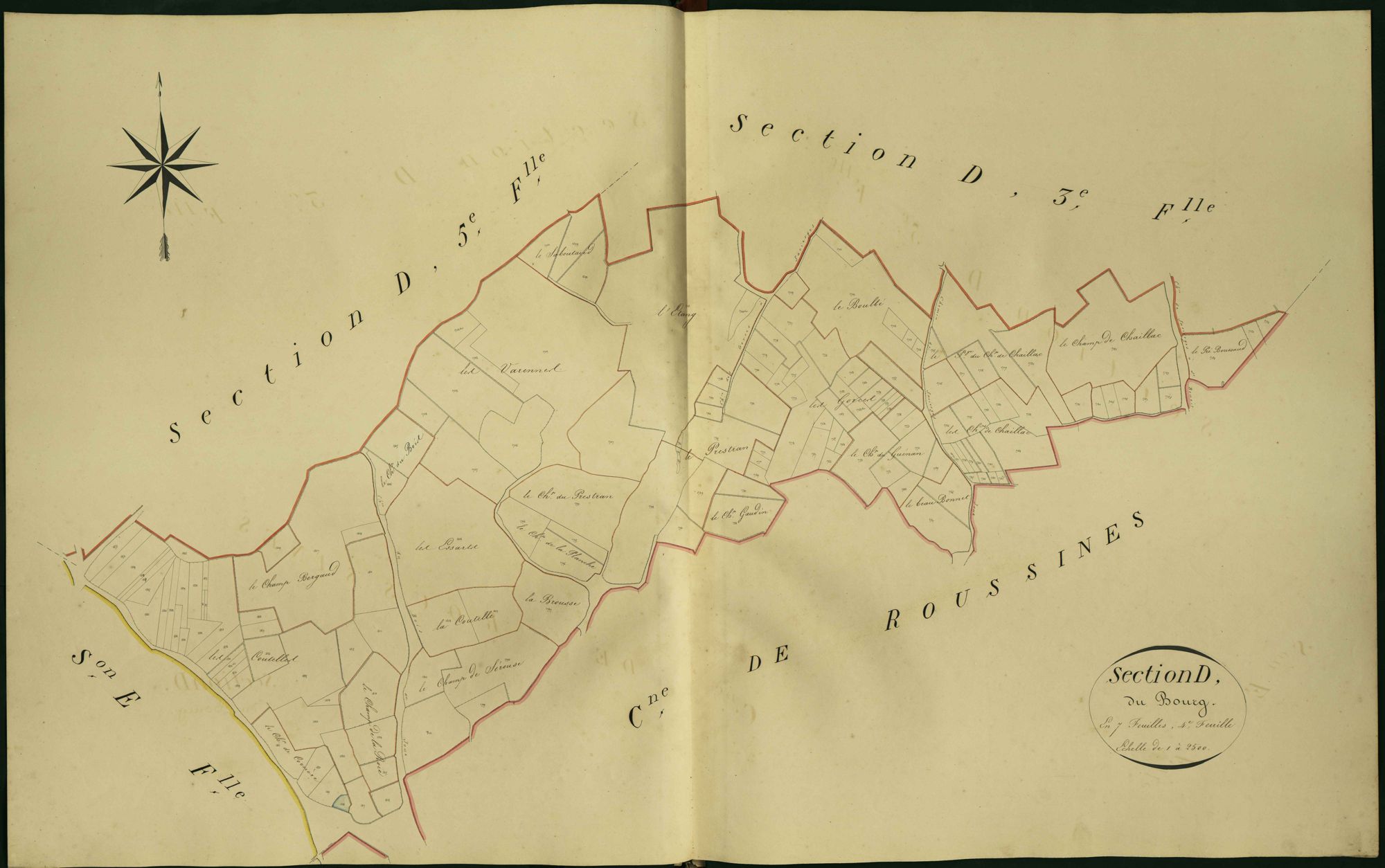Sacierges-Saint-Martin - Section D4, dite du Bourg.