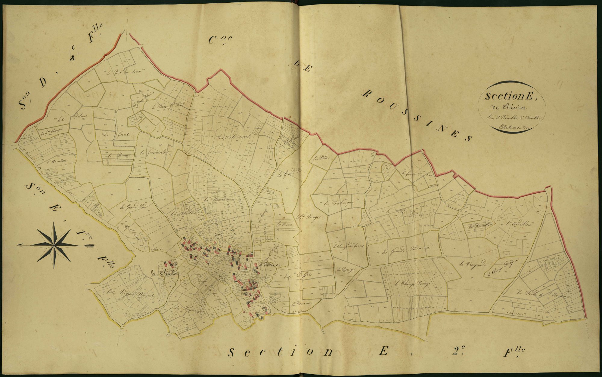 Sacierges-Saint-Martin - Section E3, dite de Chénier.