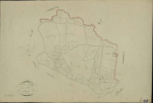 Sacierges-Saint-Martin - Section C1, dite de la Lande.