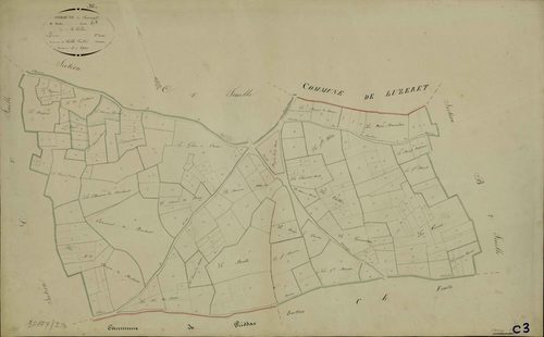 Sacierges-Saint-Martin - Section C3, dite de la Lande.