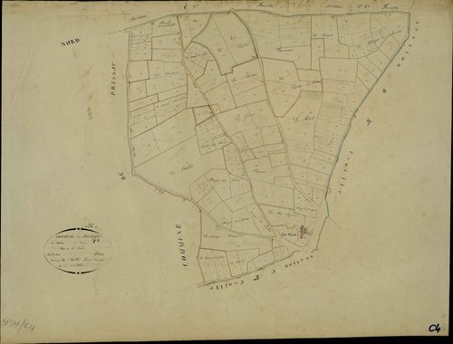 Sacierges-Saint-Martin - Section C4, dite de la Lande.
