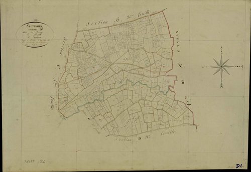 Sacierges-Saint-Martin - Section D1, dite du Bourg.