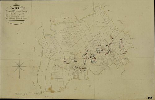 Sacierges-Saint-Martin - Section D2, dite du Bourg.