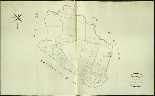 Sacierges-Saint-Martin - Section C1, dite de la Lande.