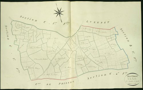 Sacierges-Saint-Martin - Section C3, dite de la Lande.
