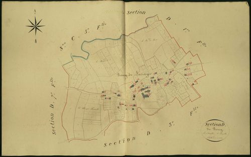 Sacierges-Saint-Martin - Section D2, dite du Bourg.