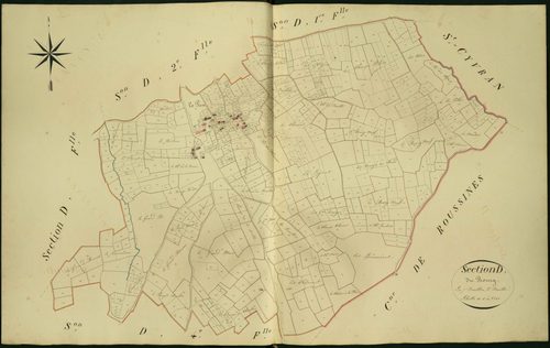 Sacierges-Saint-Martin - Section D3, dite du Bourg.