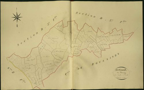 Sacierges-Saint-Martin - Section D4, dite du Bourg.