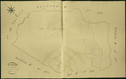 Sacierges-Saint-Martin - Section D5, dite du Bourg.